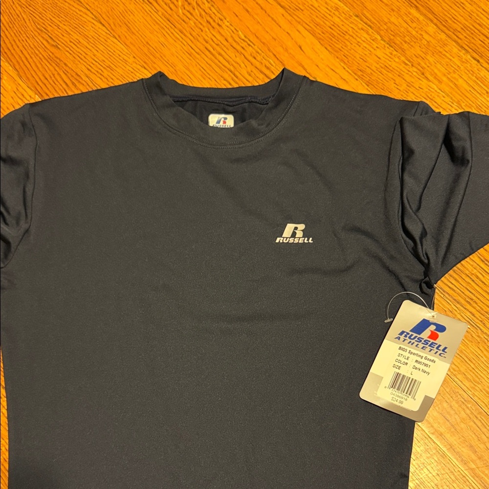 Russell Athletic Men's Black Long Sleeve Tee